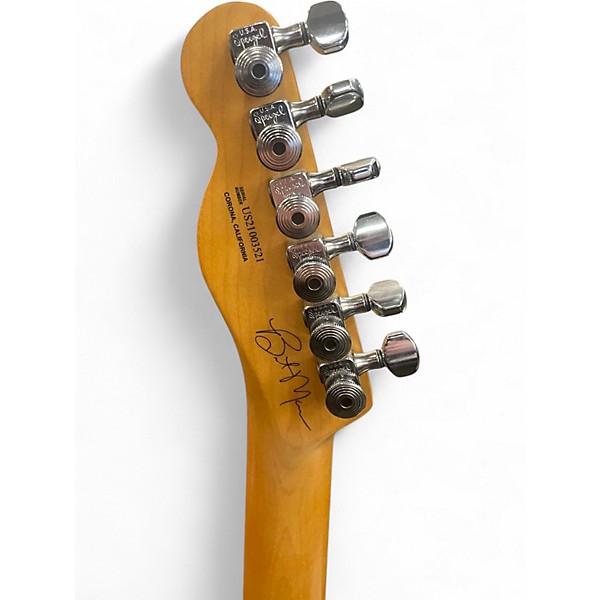 Used Fender Brent Mason Primer Grey Solid Body Electric Guitar