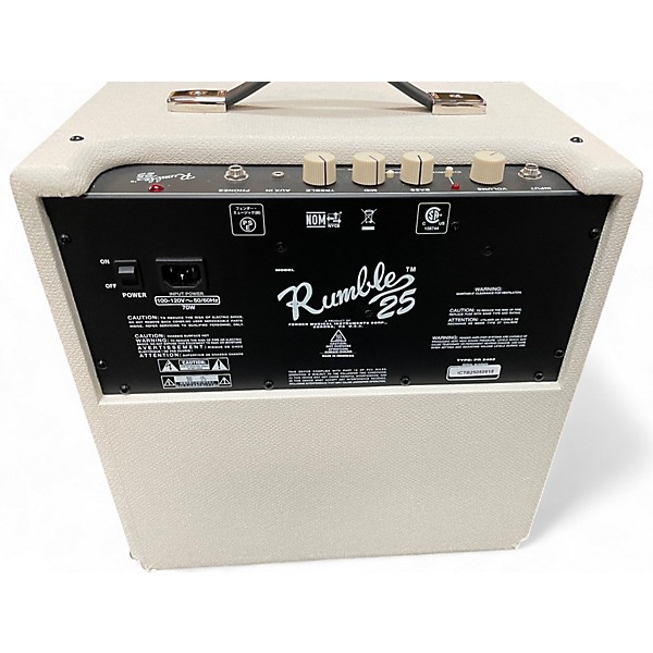 Used Fender Rumble 25 25W 1x8 Bass Combo Amp