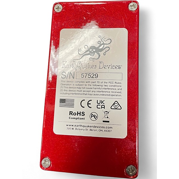 Used EarthQuaker Devices Plumes Small Signal Shredder Overdrive Effect Pedal