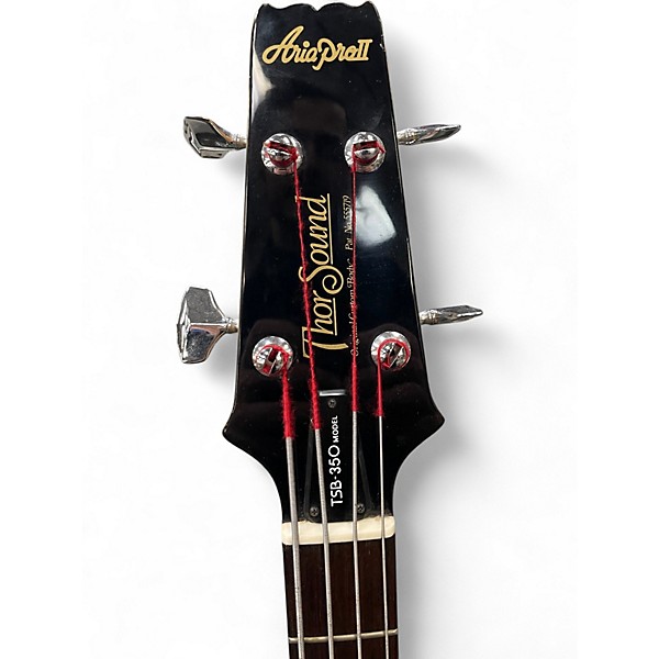 Used Aria PRO II TSB 350 Black Electric Bass Guitar