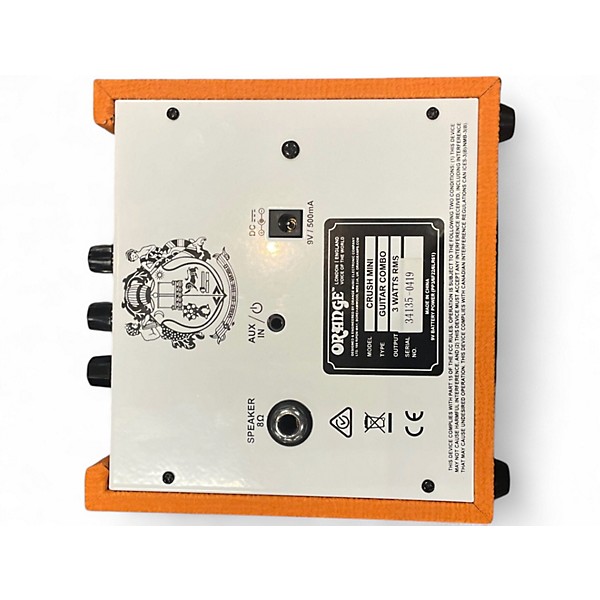 Used Orange Amplifiers CRUSH MINI Battery Powered Amp