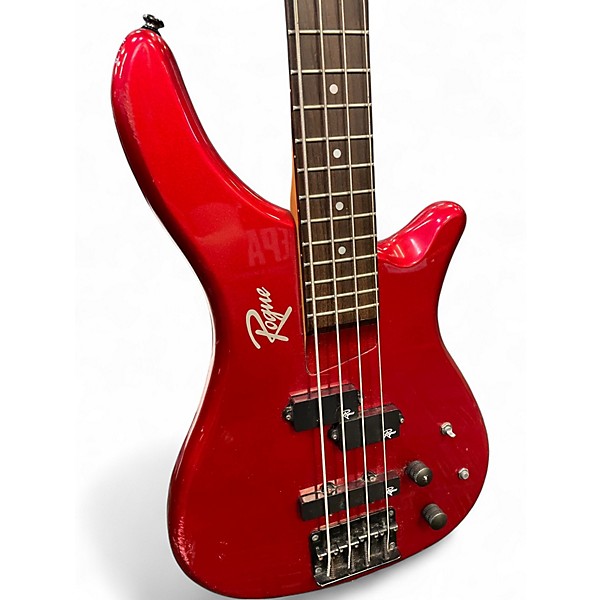 Used Rogue DAMIEN EX RED Electric Bass Guitar