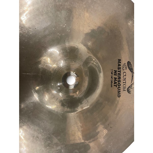 Used Zildjian 14in A Mastersound Hi Hat Top Cymbal