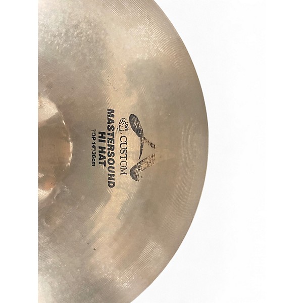 Used Zildjian 14in A Mastersound Hi Hat Top Cymbal