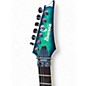 Used Ibanez SQ6570Q PRESTIGE S SURREAL BLUE BURST GLOSS Solid Body Electric Guitar