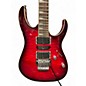 Used Ibanez RG4EXQM1 Trans Red Solid Body Electric Guitar