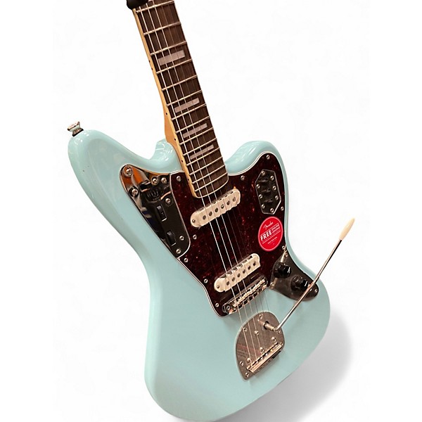 Used Squier FSR CLASSIC VIBES '70S JAGUAR Daphne Blue Solid Body Electric Guitar