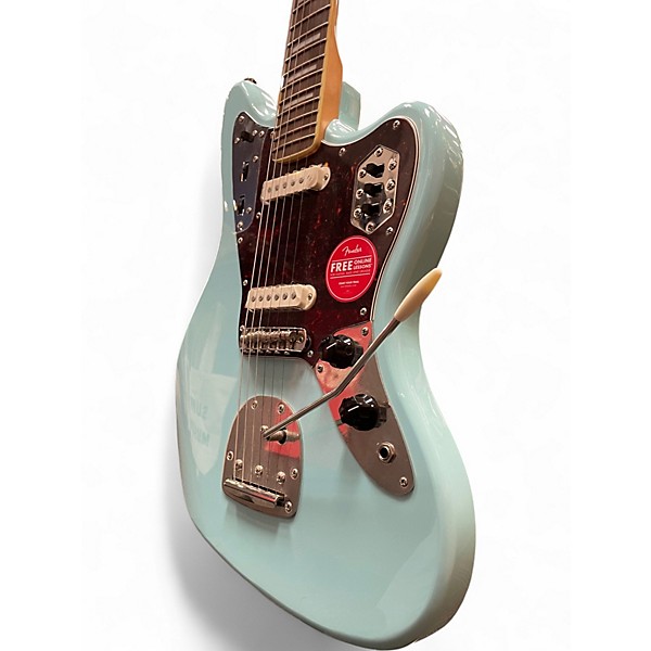 Used Squier FSR CLASSIC VIBES '70S JAGUAR Daphne Blue Solid Body Electric Guitar