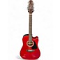 Used Takamine GD30CE-12 Red 12 String Acoustic Electric Guitar thumbnail