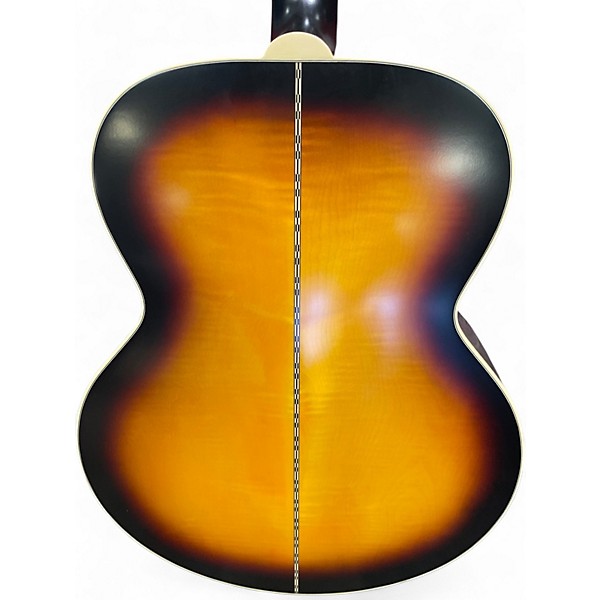 Used Epiphone inspired by Gibson Custom 1957 EJ200  Vintage Sunburst Acoustic Electric Guitar
