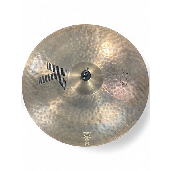 Used Zildjian 21in K Custom Organic Ride Cymbal