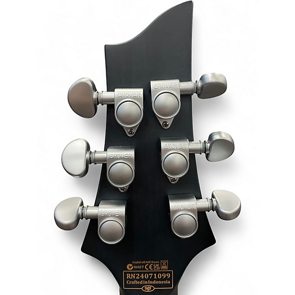 Used Schecter Guitar Research C1 Platinum Trans White Solid Body Electric Guitar