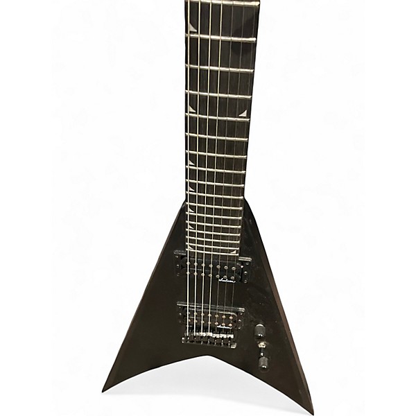 Used Jackson KING V JS22-7 Black Solid Body Electric Guitar