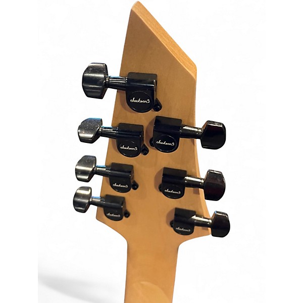 Used Jackson KING V JS22-7 Black Solid Body Electric Guitar