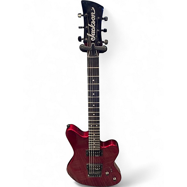 Used Jackson JS22 SURFCASTER Red Solid Body Electric Guitar