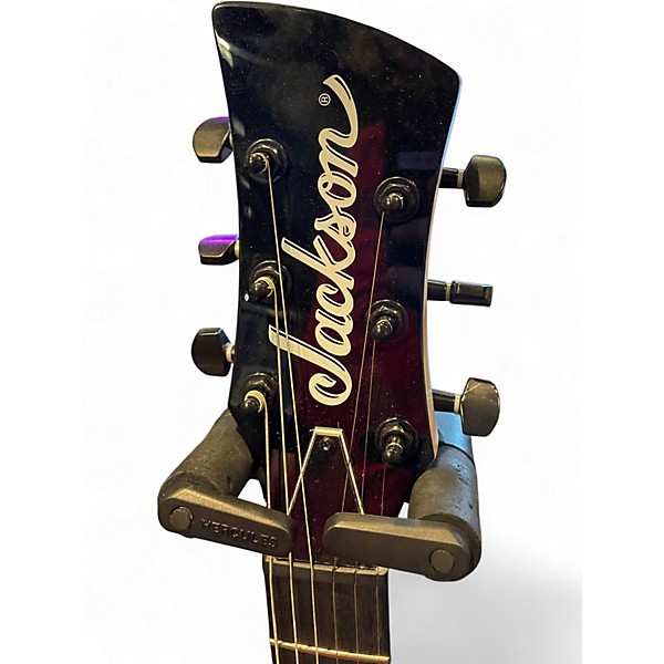 Used Jackson JS22 SURFCASTER Red Solid Body Electric Guitar