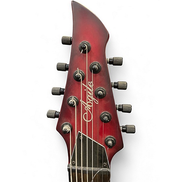 Used Agile INTREPID PRO 828 RED Solid Body Electric Guitar