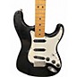 Used 1980s Fender International Colors Stratocaster  Black and White Solid Body Electric Guitar