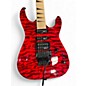 Used Jackson JS34Q Dinky DKAM TRANSPARENT RED Solid Body Electric Guitar