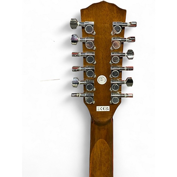 Used Fender CD60SCE Natural 12 String Acoustic Electric Guitar