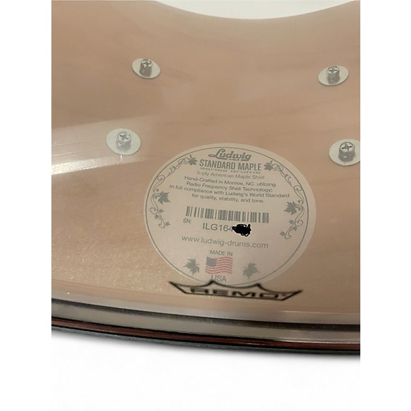 Used Ludwig 14X8 STANDARD MAPLE BROWN SATIN Drum