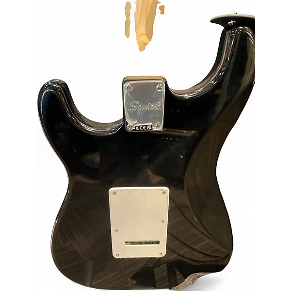 Used Squier Bullet Stratocaster Black Solid Body Electric Guitar