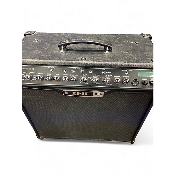 Used Line 6 Spider IV 75W 1x12 Guitar Combo Amp