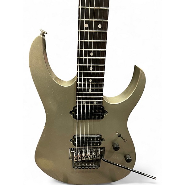 Used Ibanez rg7260 PLATINUM SILVER Solid Body Electric Guitar