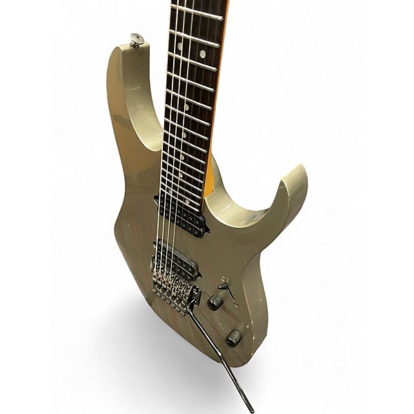 Used Ibanez rg7260 PLATINUM SILVER Solid Body Electric Guitar