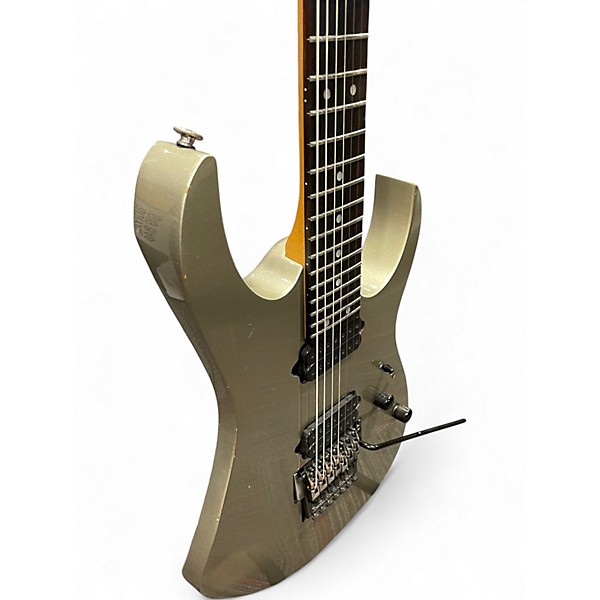 Used Ibanez rg7260 PLATINUM SILVER Solid Body Electric Guitar