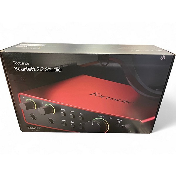 Used Focusrite SCARLETT 2I2 STUDIO Audio Interface