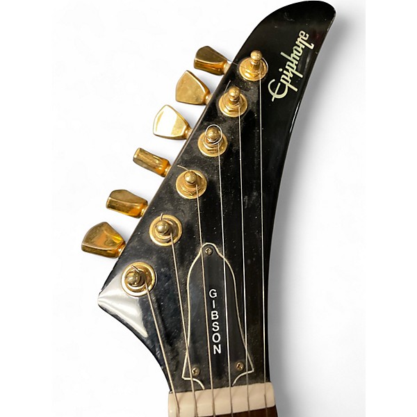 Vintage 1998 Epiphone EXPLORER Natural Solid Body Electric Guitar