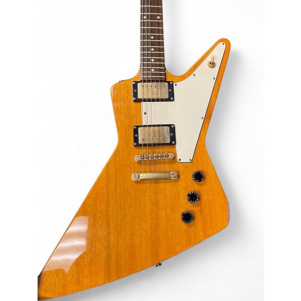 Vintage 1998 Epiphone EXPLORER Natural Solid Body Electric Guitar