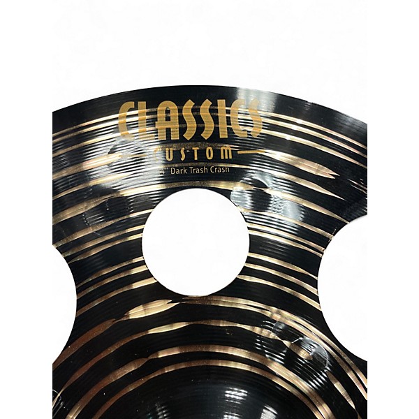 Used MEINL 14in Classic Custom Dark Trash Crash Cymbal