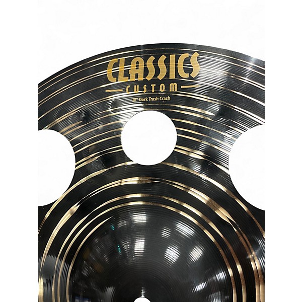 Used MEINL 16in Classic Custom Dark Trash Crash Cymbal