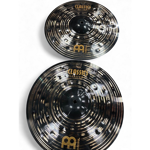 Used MEINL 14in Classic Custom Dark Hi-Hat Cymbal