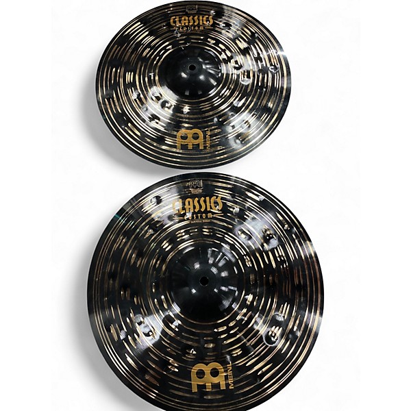 Used MEINL 14in Classic Custom Dark Hi-Hat Cymbal