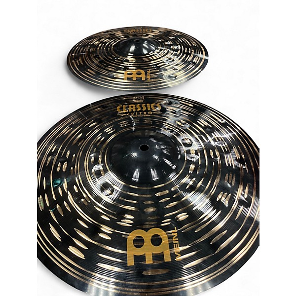 Used MEINL 14in Classic Custom Dark Hi-Hat Cymbal