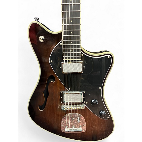 Used Balaguer Espada Ambient Vintage Sunburst Hollow Body Electric Guitar