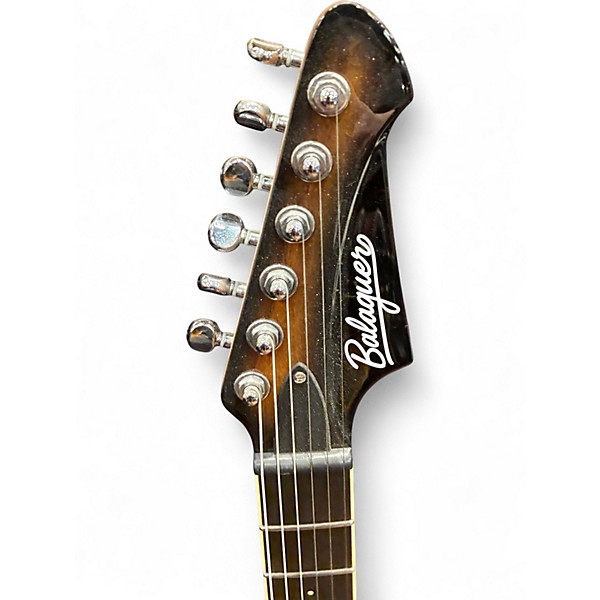 Used Balaguer Espada Ambient Vintage Sunburst Hollow Body Electric Guitar
