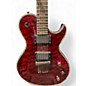 Used Schecter Guitar Research Hellraiser Solo 6 TRANSPARENT RED Solid Body Electric Guitar