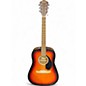 Used Fender FA125 SB 3 Tone Sunburst Acoustic Guitar thumbnail