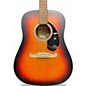 Used Fender FA125 SB 3 Tone Sunburst Acoustic Guitar