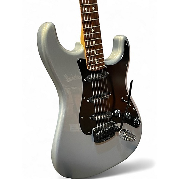 Used Fender PLAYER STRATOCASTER MOD Metallic Silver Solid Body Electric Guitar