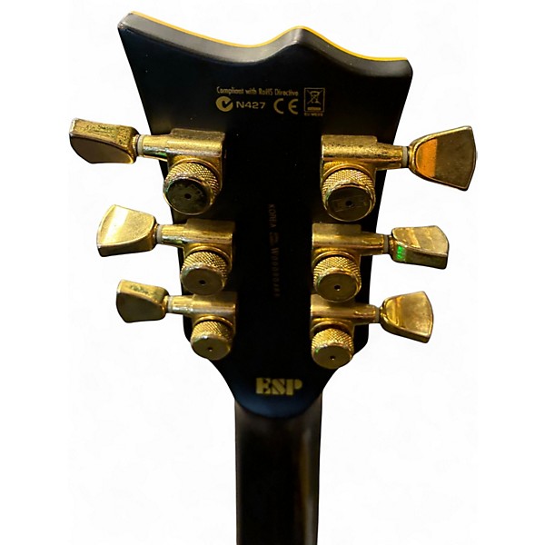 Used ESP LTD EC1000 Deluxe Black Solid Body Electric Guitar