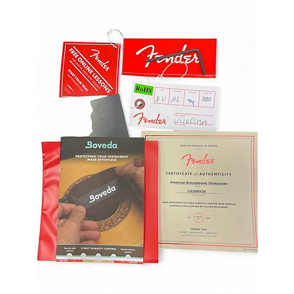 Used Fender Acoustasonic Koko Bola Walnut Acoustic Electric Guitar