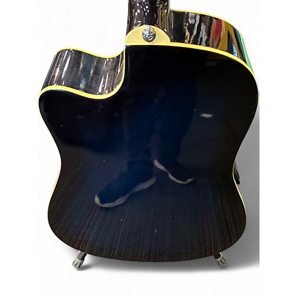 Used Ibanez V70CETBS2Y01 Blue Acoustic Electric Guitar