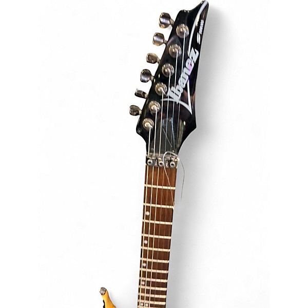 Used Ibanez S570AH Trans Black Solid Body Electric Guitar