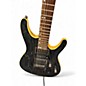 Used Ibanez S570AH Trans Black Solid Body Electric Guitar