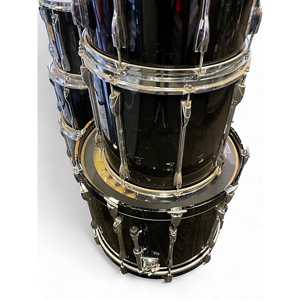 Used Yamaha 7 Piece Rock Tour Custom Black Drum Kit